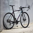 MASH Steel All-Road Frameset Black Rainbow Crackle