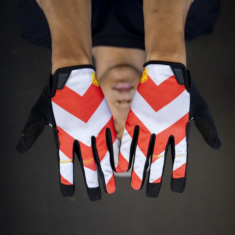 MASH Red White DND Gloves