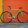 MASH Steel Frameset Neon Blue/Green Fade