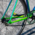 MASH Steel Frameset Neon Blue/Green Fade