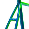 MASH Steel Frameset Neon Blue/Green Fade