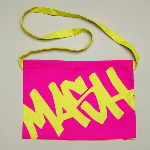 MASH Musette Bag, Pink Yellow