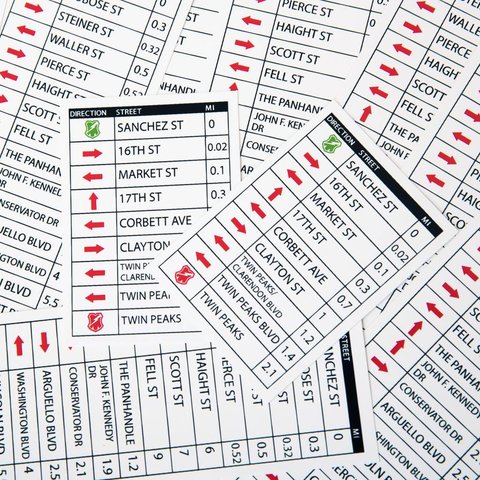 MASH Route Stickers MASH Route Stickers