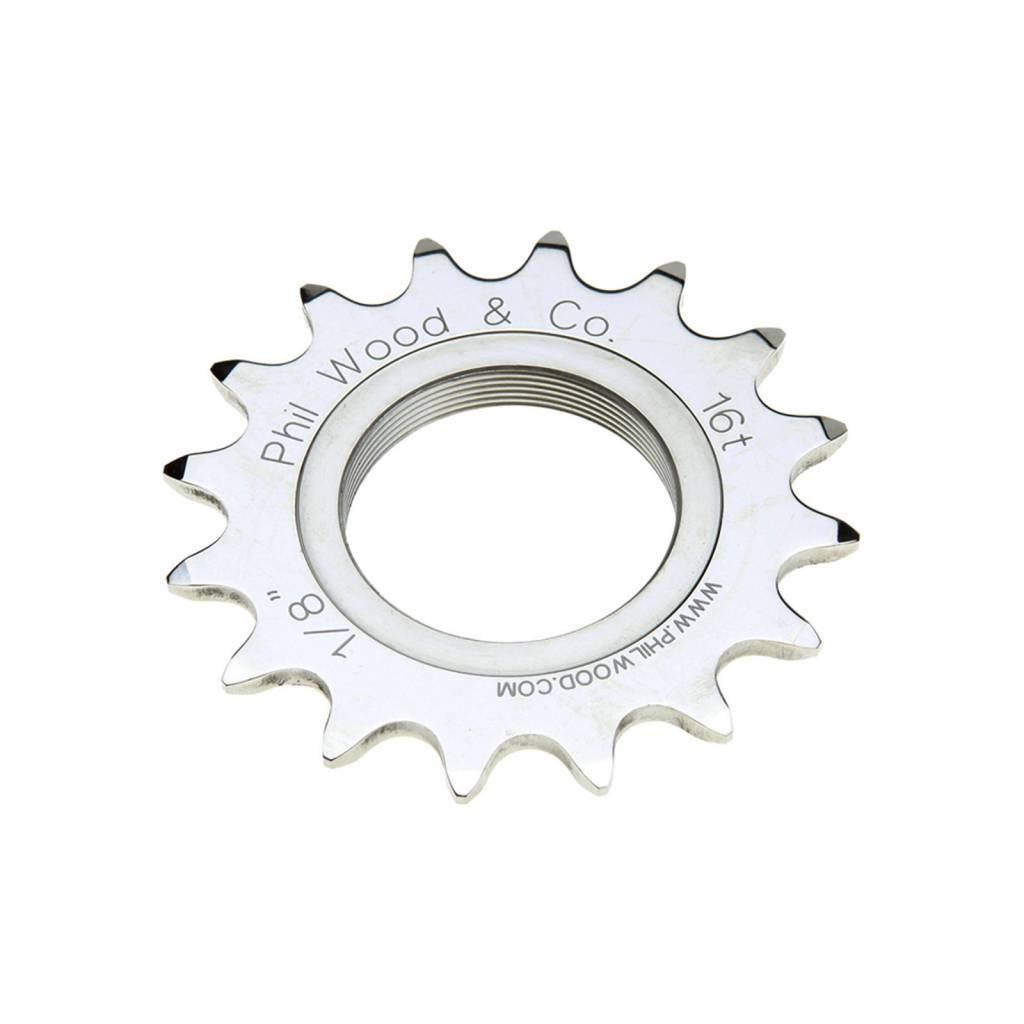 Phil Wood Track Cog Stainless 1/8 Phil Wood Track Cog Stainless 1/8