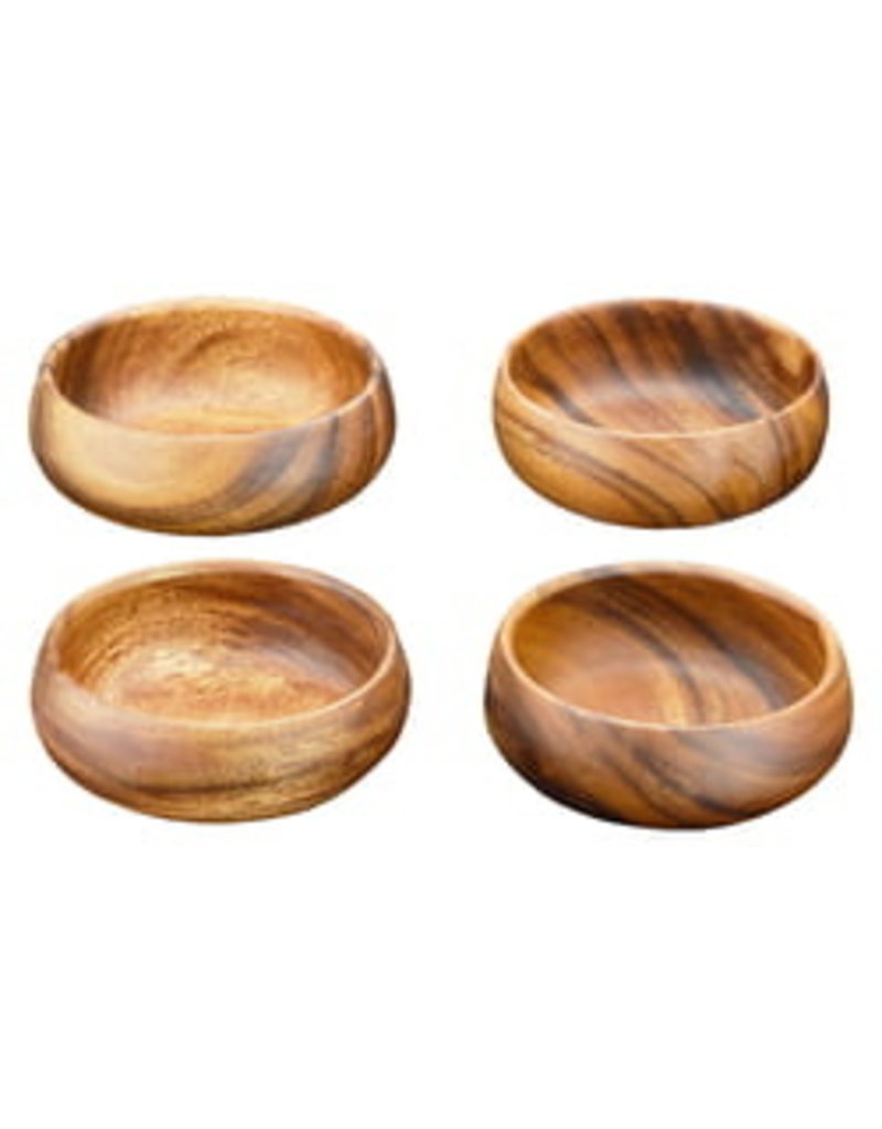 Pacific Merchants Round Calabash Bowl-6 inch-wooden