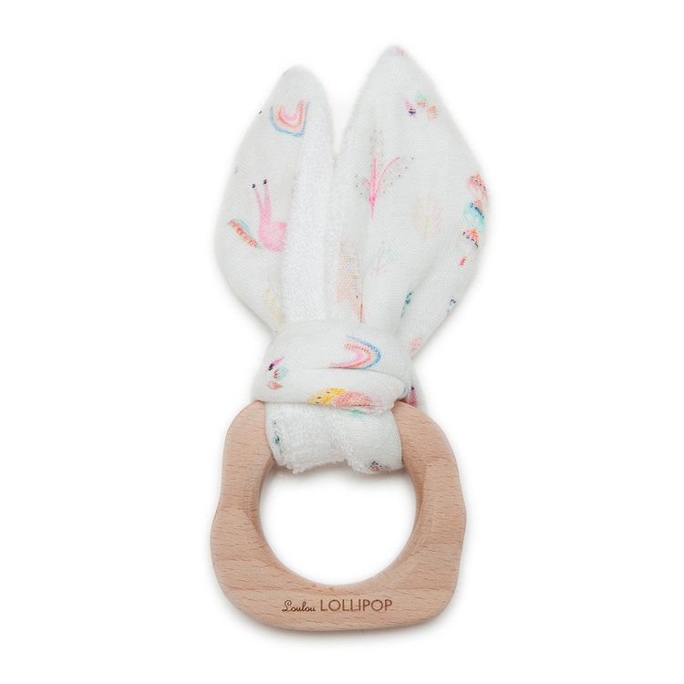 Loulou Lollipop ANNEAU DE DENTITION OREILLE DE LAPIN LOULOU LOLLIPOP