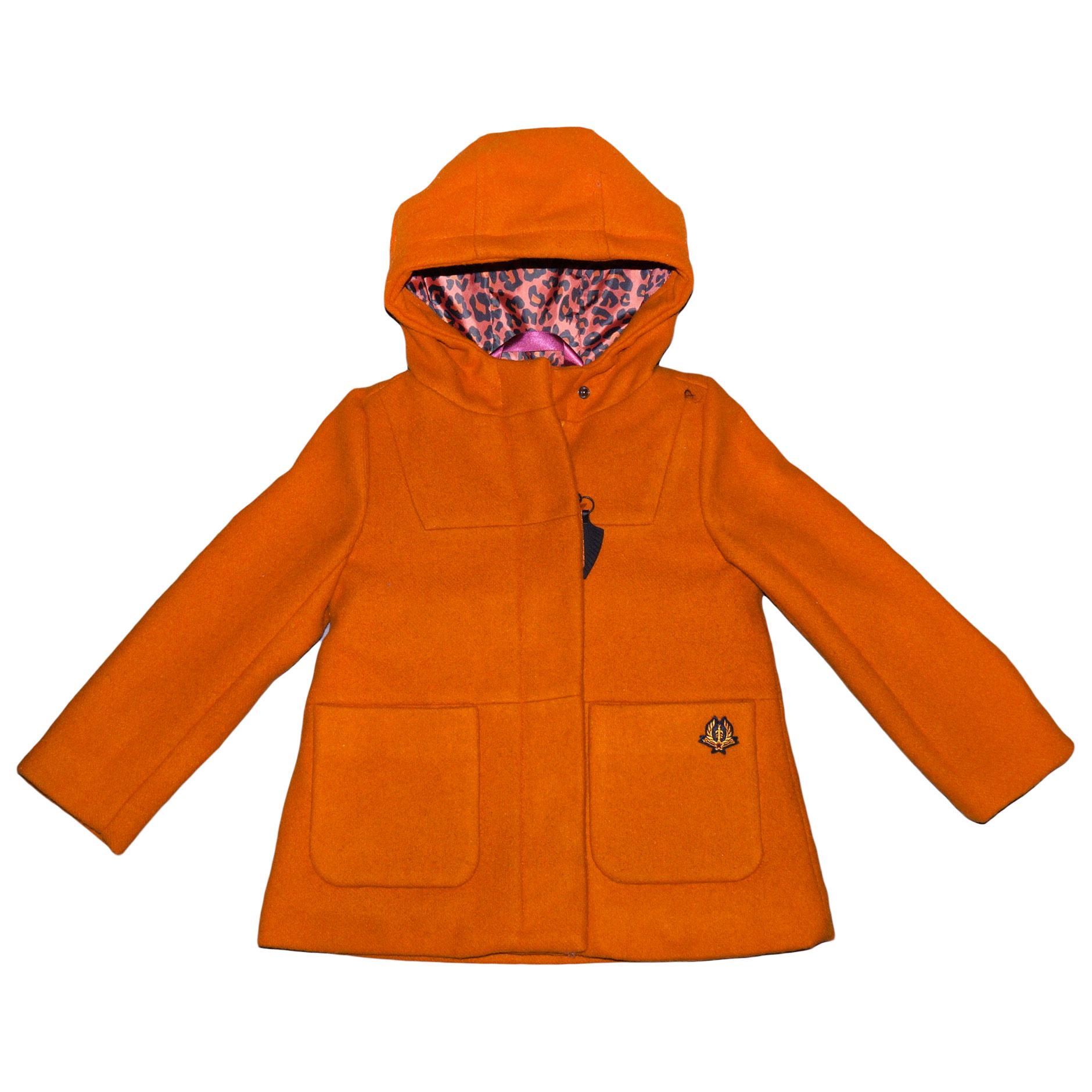 Manteau D'hiver Fille Nono Taille 9-10 Ans - Gris, à Capuche Amovible, Occasion Très Bon état