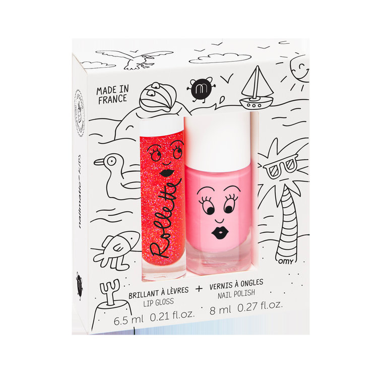 Nailmatic COFFRET DUO VERNIS/BRILLANT À LÈVRES NAILMATIC