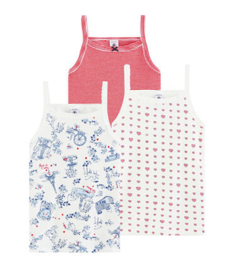 Petit Bateau Petit Bateau Girl's Shirts Trio