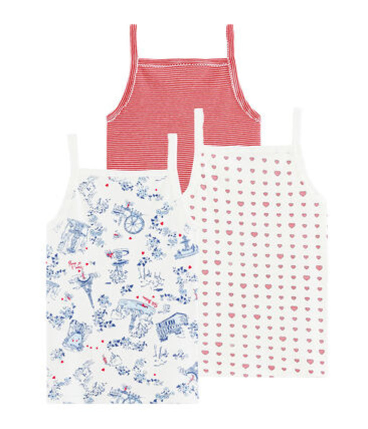 Petit Bateau Petit Bateau Girl's Shirts Trio