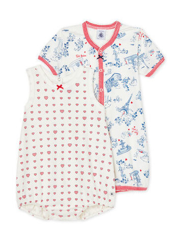 Petit Bateau Duo de Combicourts Fille Petit Bateau