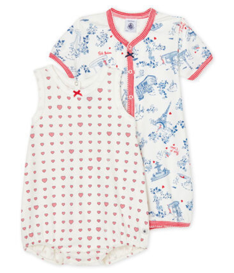 Petit Bateau Duo de Combicourts Fille Petit Bateau