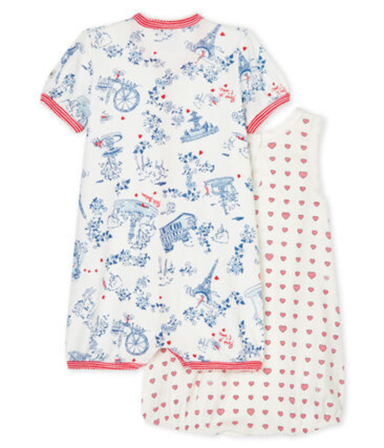 Petit Bateau Duo de Combicourts Fille Petit Bateau