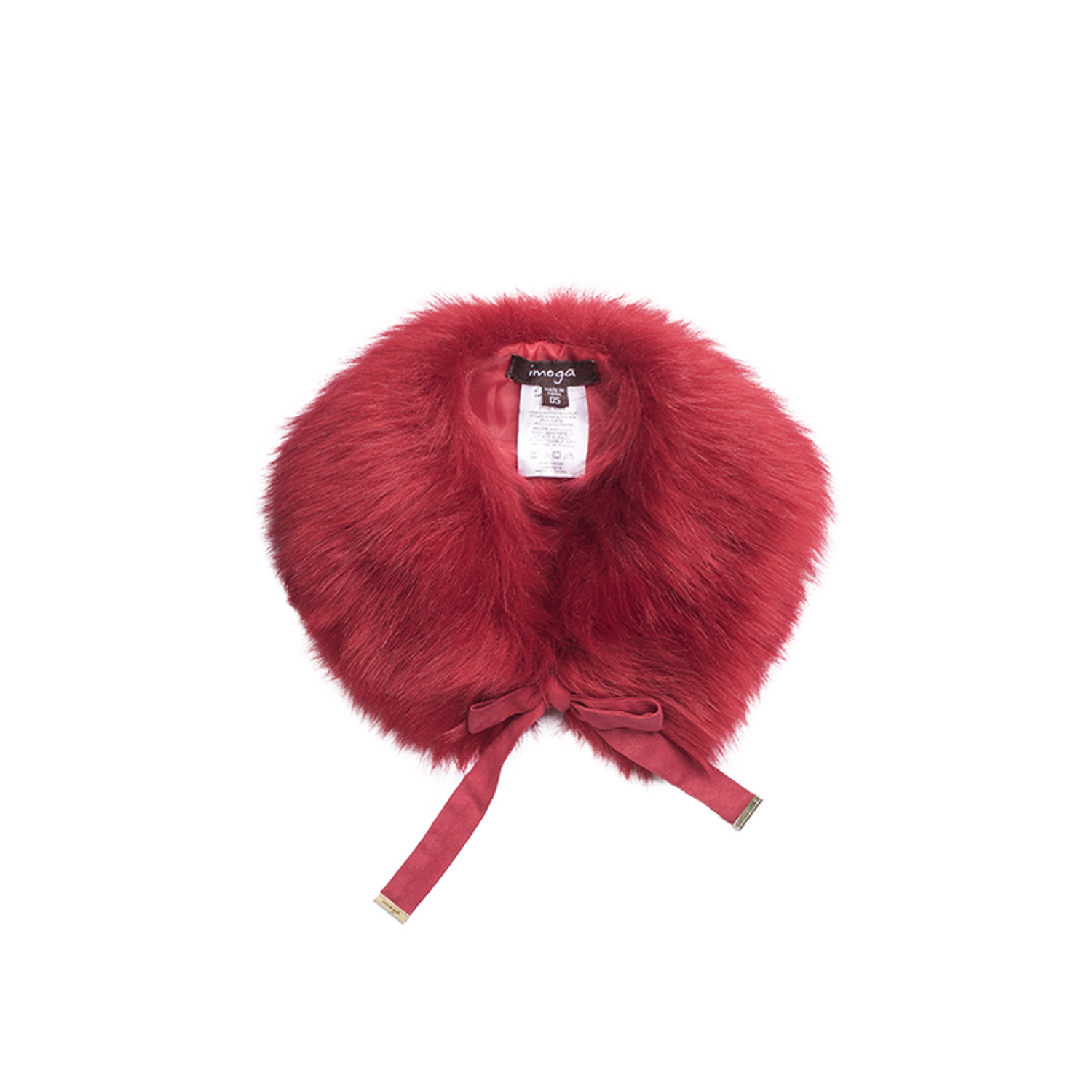 Col En Fourrure Marron Vintage – Écharpe/châle Rétro Pour Femme