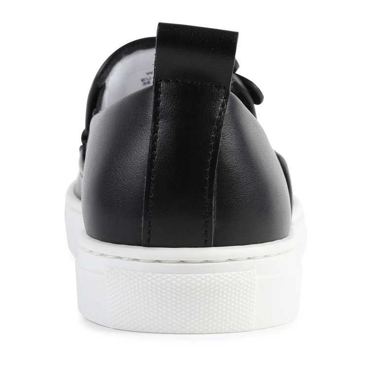 Little Marc Jacobs Soulier, Little Marc Jacobs, Fille, Cuir noir, W19092, BL