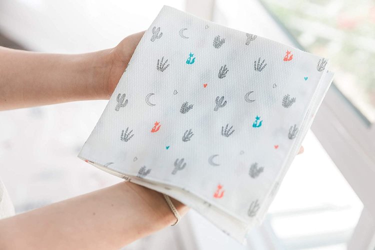 Spilt Milk SPILT MILK CACTUS MUSLIN BABY CLOTH (X5)