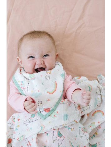 Loulou Lollipop LOULOU LOLLIPOP MUSLIN BANDANA-BIB SET