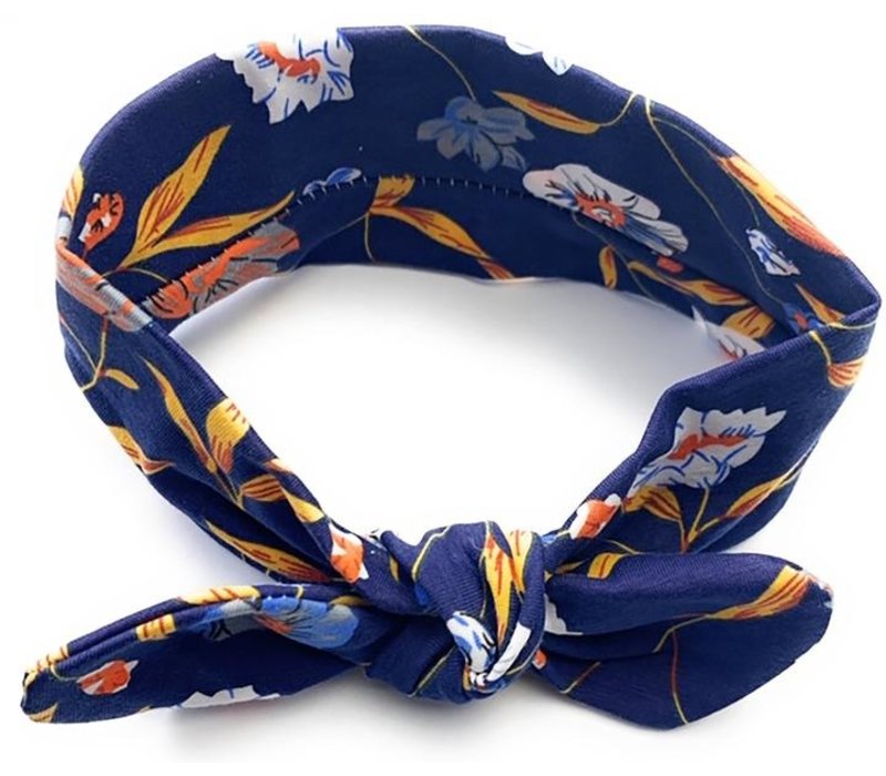 Bandeau Top Knot Blue Paradise Baby Wisp