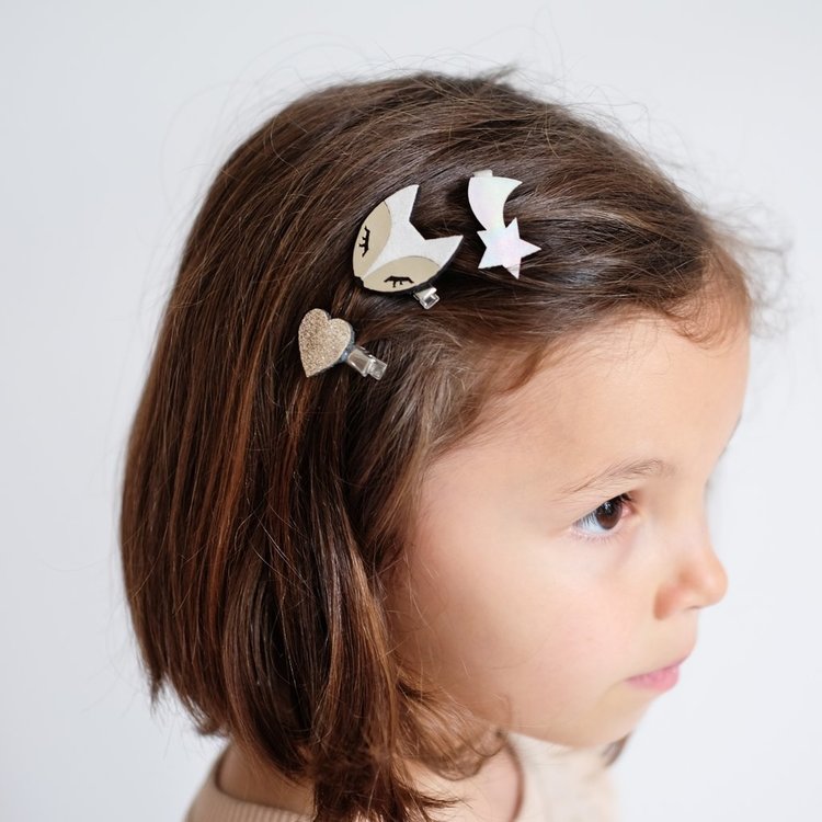 Mimi & Lula MIMI & LULA ARCTIC FOX HAIR CLIP PACK
