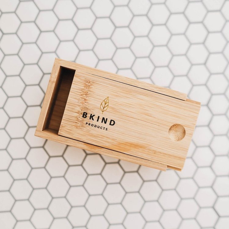 Bkind Bkind bamboo transport box for shampoo and conditioner