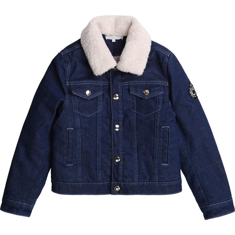 Chloé Jacket Jeans Doublé Fille Chloé