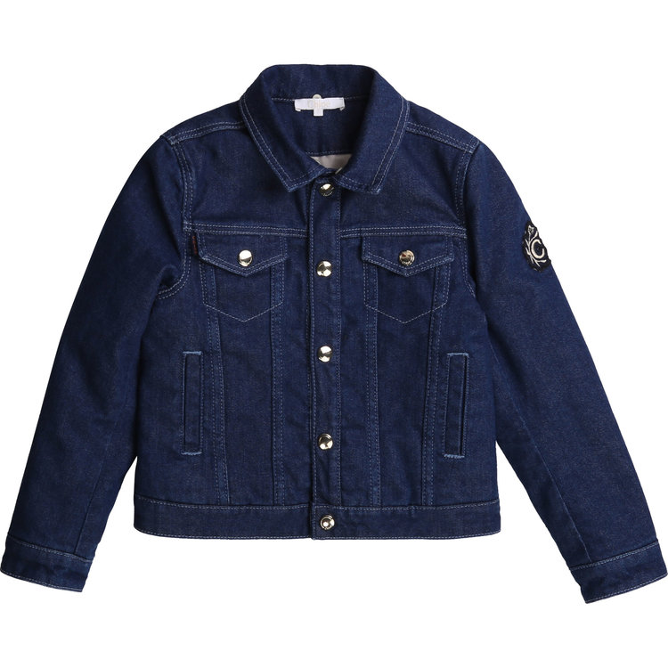 Chloé Jacket Jeans Doublé Fille Chloé