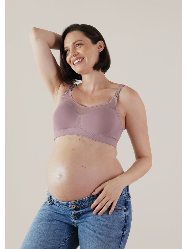 NOVOLAN Nursing Bra Maternity Bra, Pregnant Women's Front Buckle