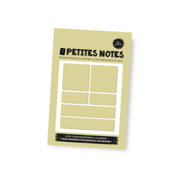 Les Belles Combines LES PETITES NOTES AUTOCOLLANTES LES BELLES COMBINES