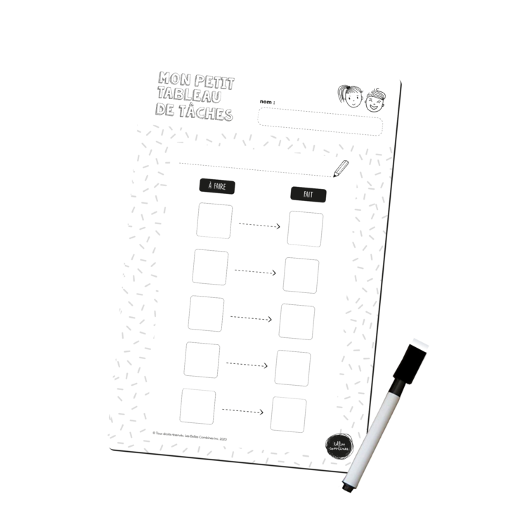 Les Belles Combines PETIT TABLEAU DE TÄCHES LES BELLES COMBINES