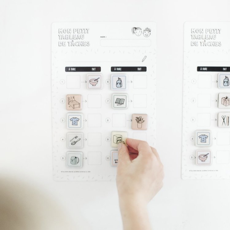 Les Belles Combines LES BELLES COMBINES PETIT TABLEAU DE TÄCHES