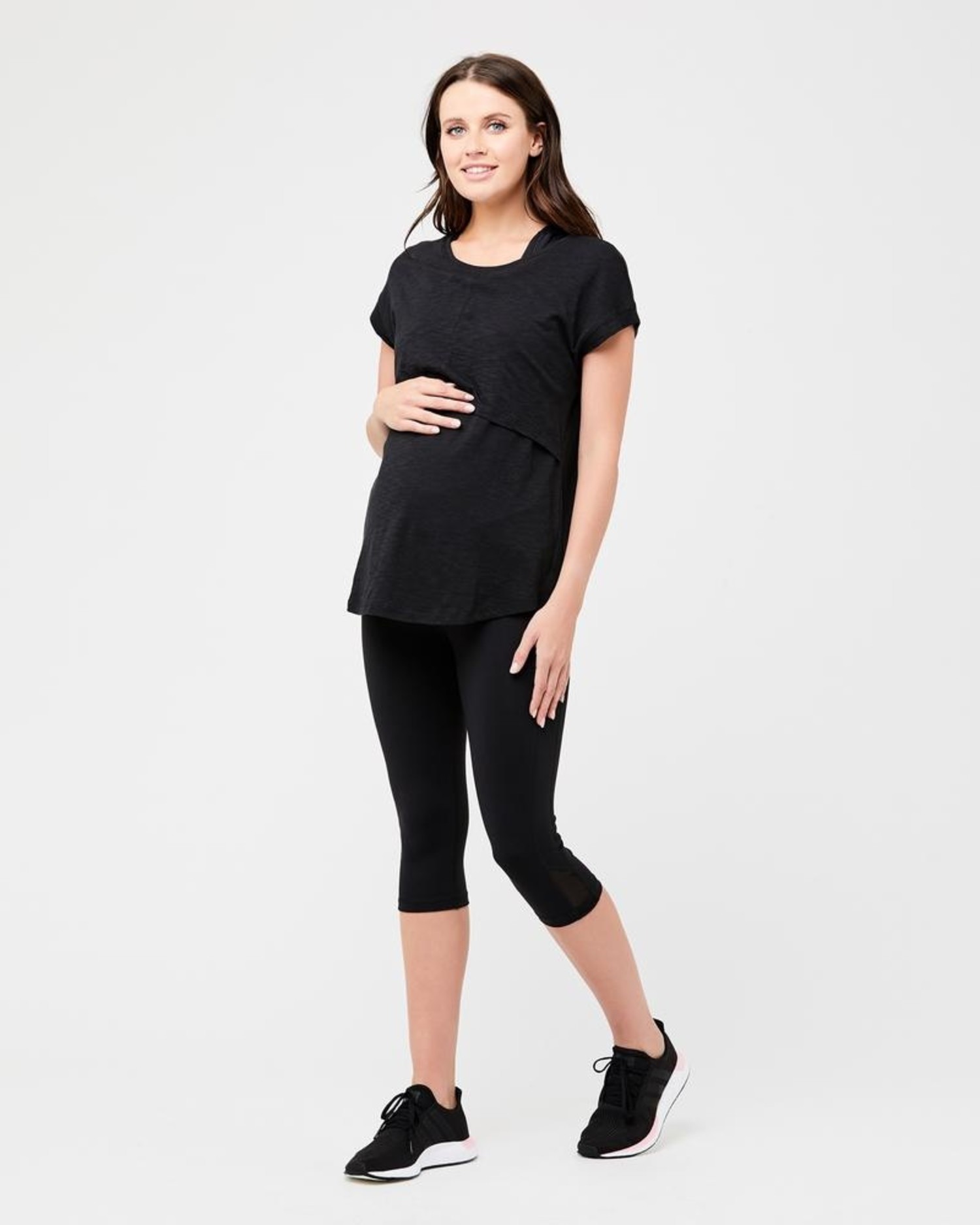 Legging Active Genoux, Ripe Maternité, Noir, W5255, CR - Boutique