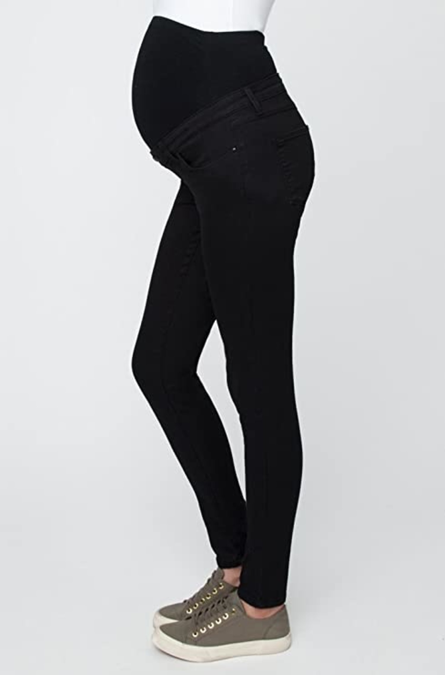 Jegging Taille Haute Ripe Maternité Femme - Boutique L'Enfantillon