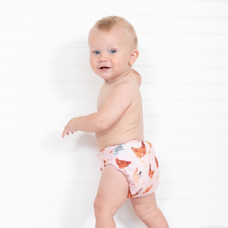 La Petite Ourse LA PETITE OURSE 10-35lb  POCKET DIAPER (POULETTE)