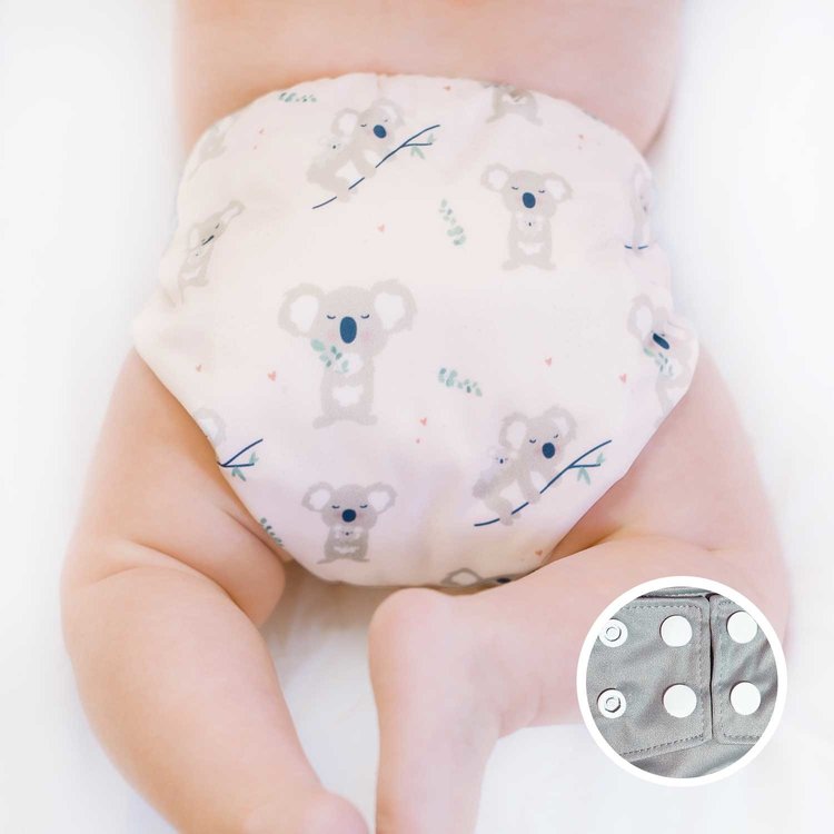 La Petite Ourse LA PETITE OURSE 10-35lb  POCKET DIAPER (KOALA)