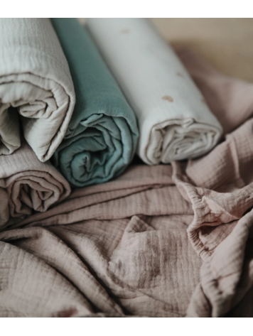 MUSHIE MUSHIE MUSLIN CRIB SHEET