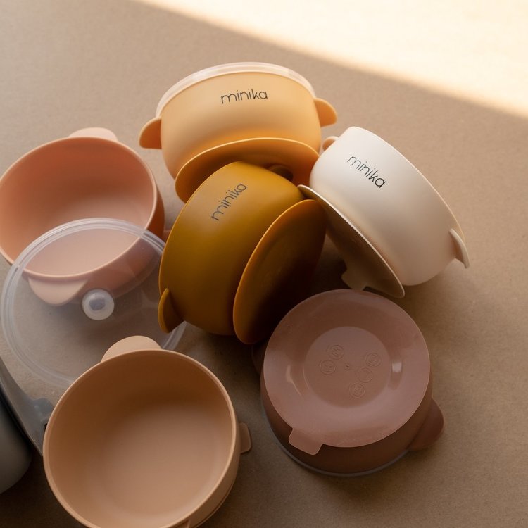 Minika NATURAL MINIKA BOWL WITH LID