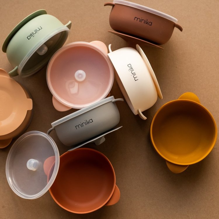 Minika NATURAL MINIKA BOWL WITH LID