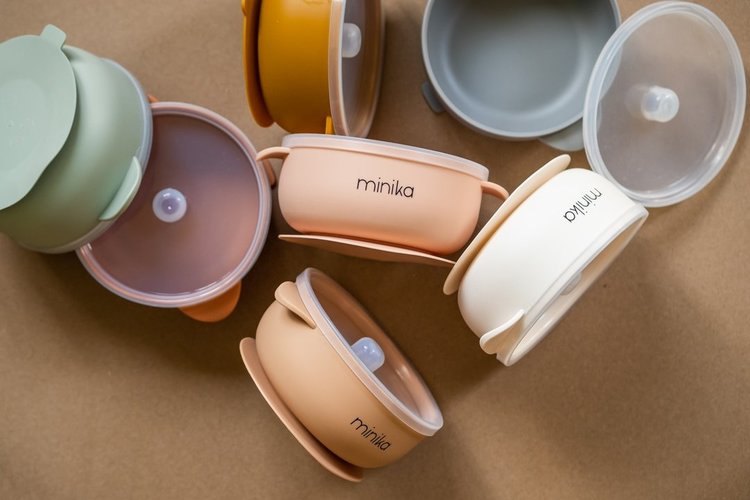 Minika NATURAL MINIKA BOWL WITH LID