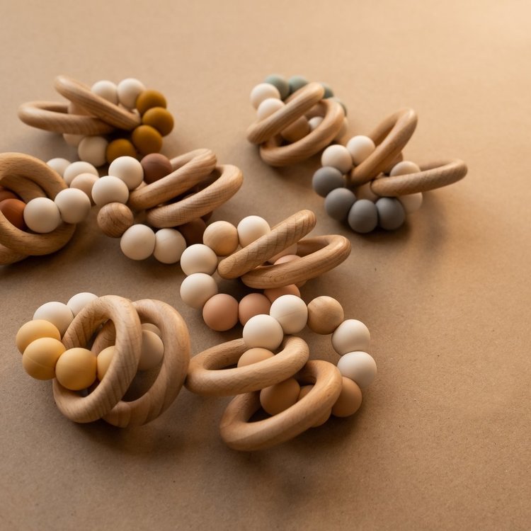 Minika HOCHET DE DENTITION MINIKA OCRE