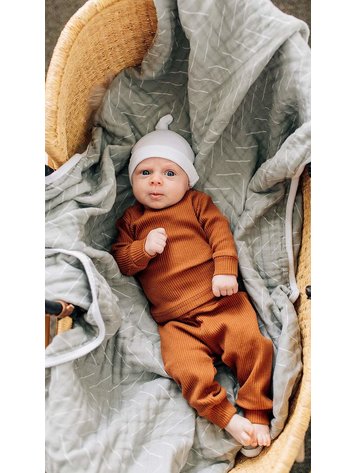 Robe de nuit nouée, Mebie Baby, 0-3 mois - Boutique L'Enfantillon