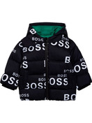 Manteau Hugo Boss 3 6Mois Garcon Noir Blanc Imprime J06238 AH21 Boutique L Enfantillon