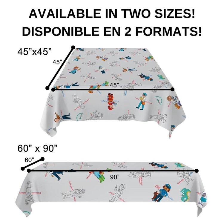 Bimoo NAPPE À COLORIER MULTILINGUE BIMOO