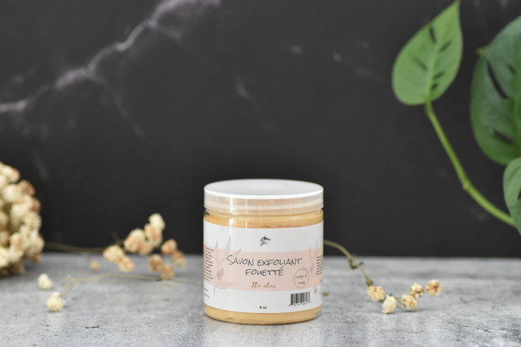 Poussière d'étoile Poussière d'étoile exfoliating whipped chaï tea soap