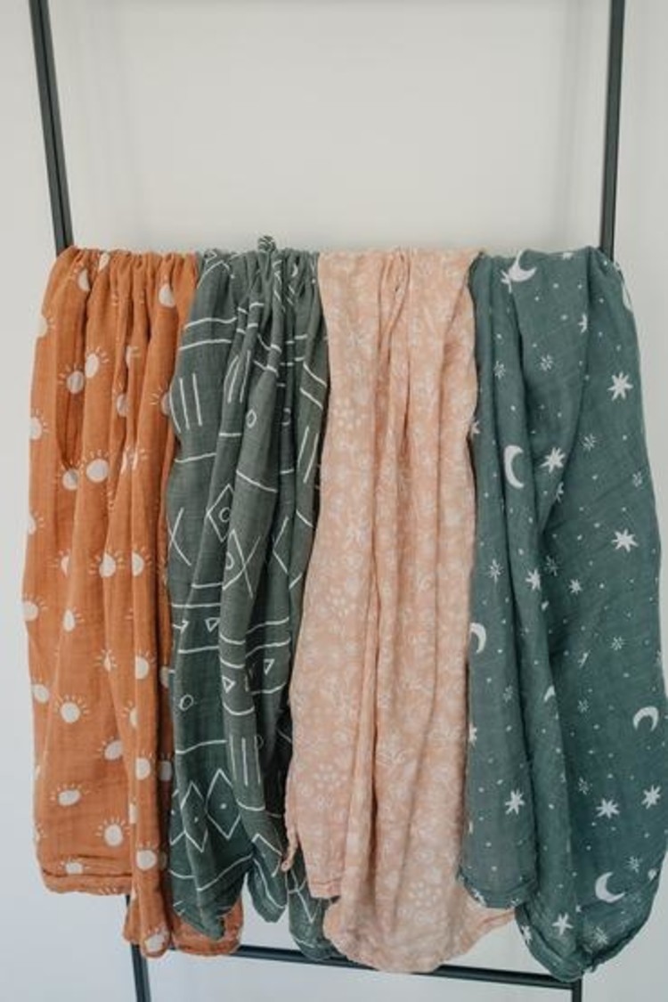 Mebie Baby MEBIE BABY MUSLIN SWADDLE BLANKET