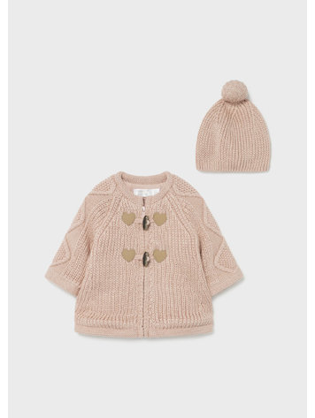 Mayoral Veste Avec Bonnet Fille Mayoral