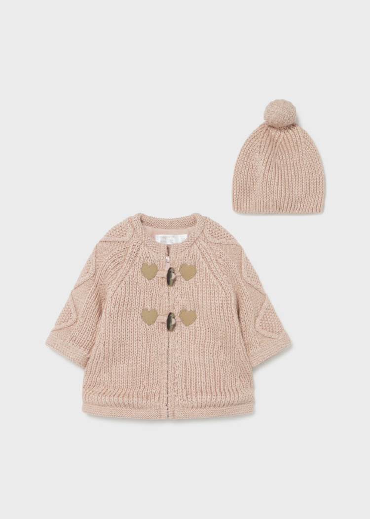 Mayoral Mayoral Girl's Jacket With Hat