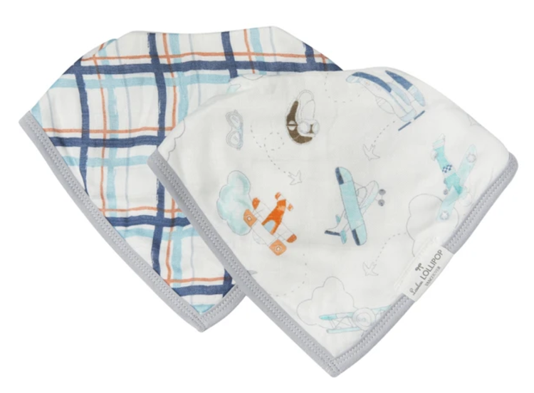 Loulou Lollipop Loulou Lollipop Muslin Bandana Bib Set