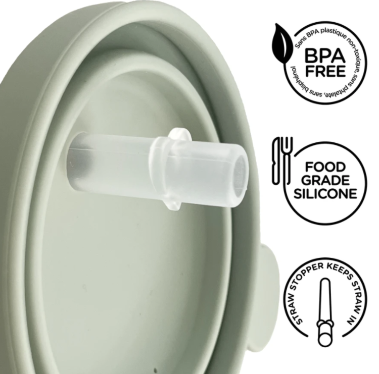 GLITTER & SPICE Glitter & Spice Straw And Brush Set