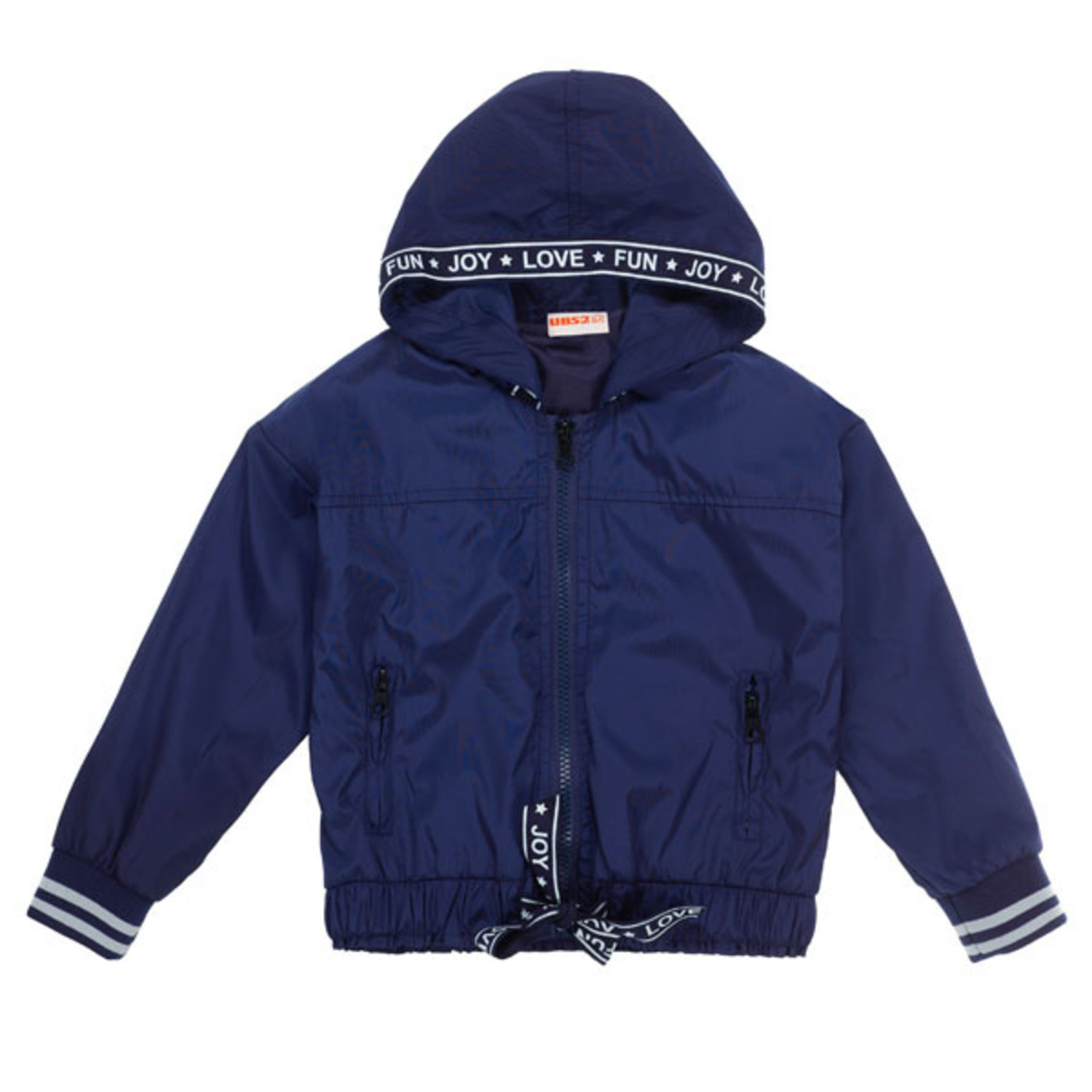 Navy blue top hooded coat