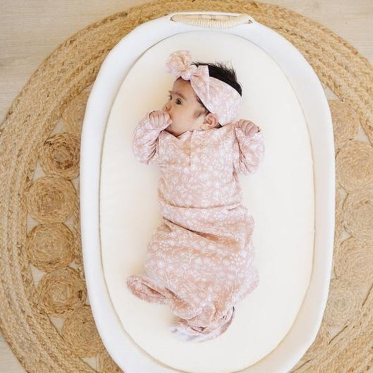 Mebie Baby Mebie Baby Wildflower Knot Gown